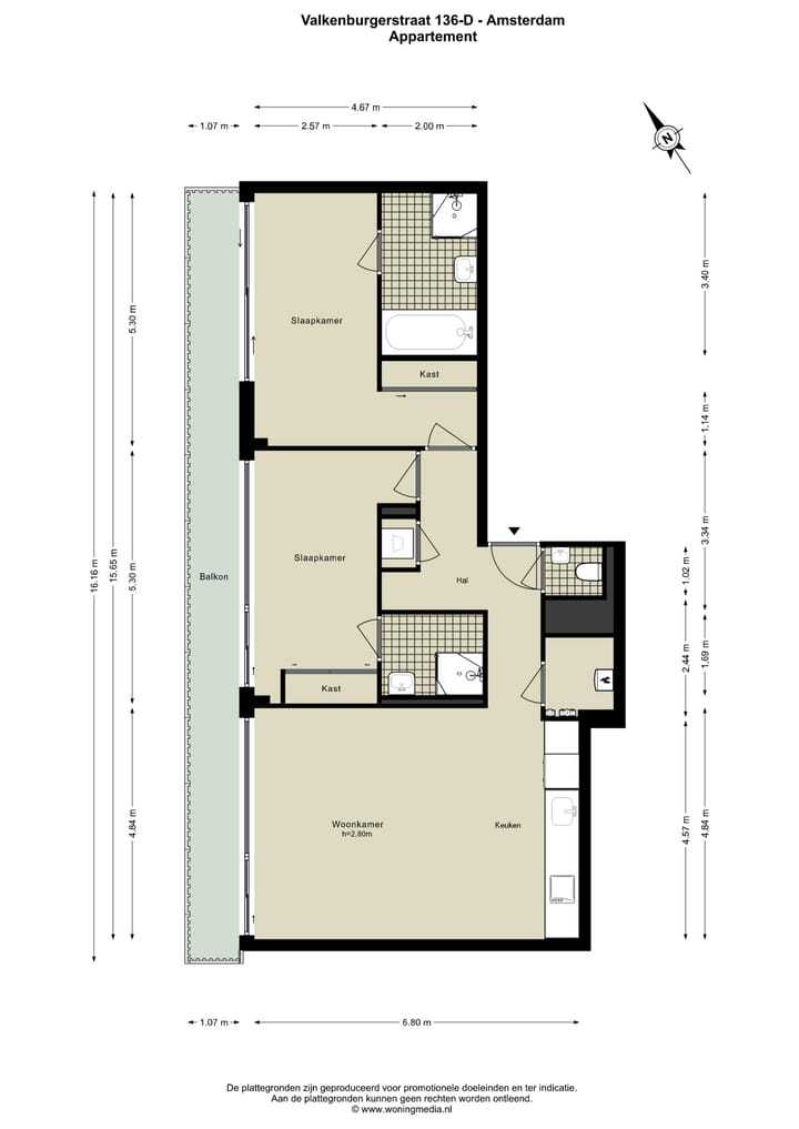 Photo 38 of Valkenburgerstraat 136-D