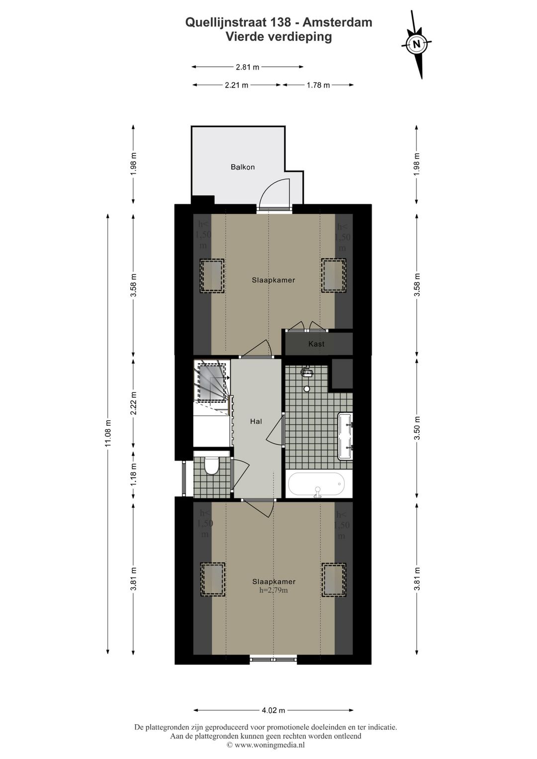 Foto 32 van Quellijnstraat 138-3