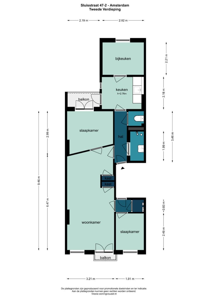 Foto 34 van Sluisstraat 47-2