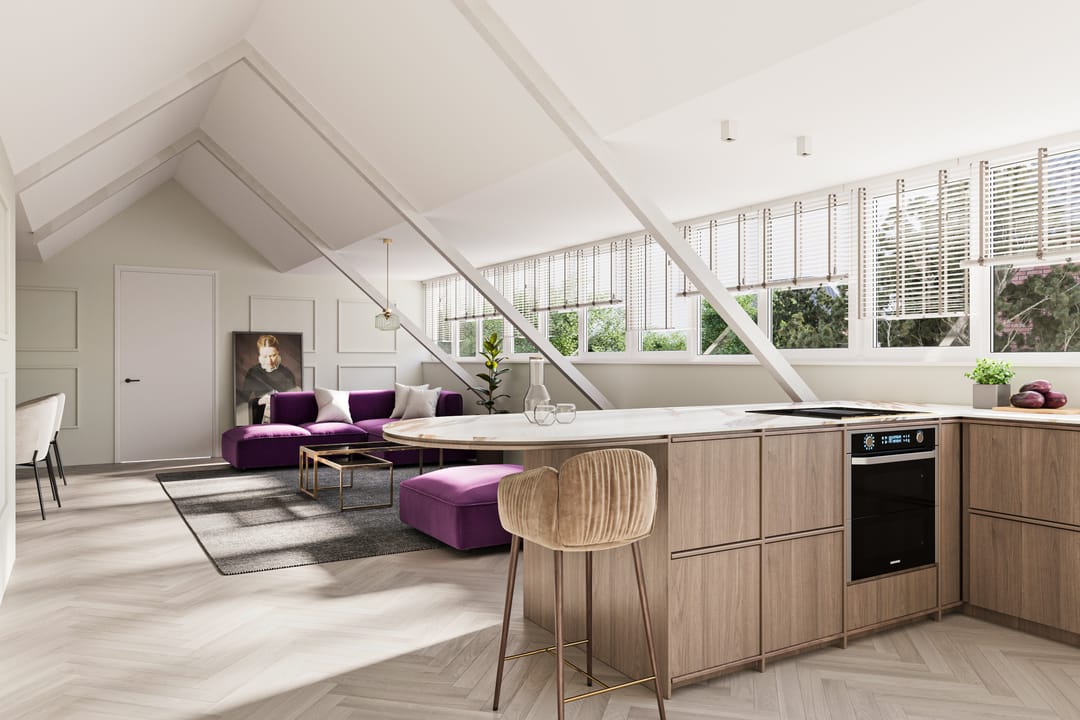 Foto 2 van Appartement (Bouwnr. E)