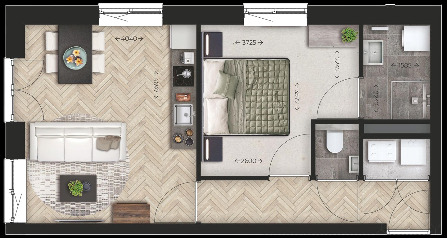 Foto 4 van Appartement (Bouwnr. 04)