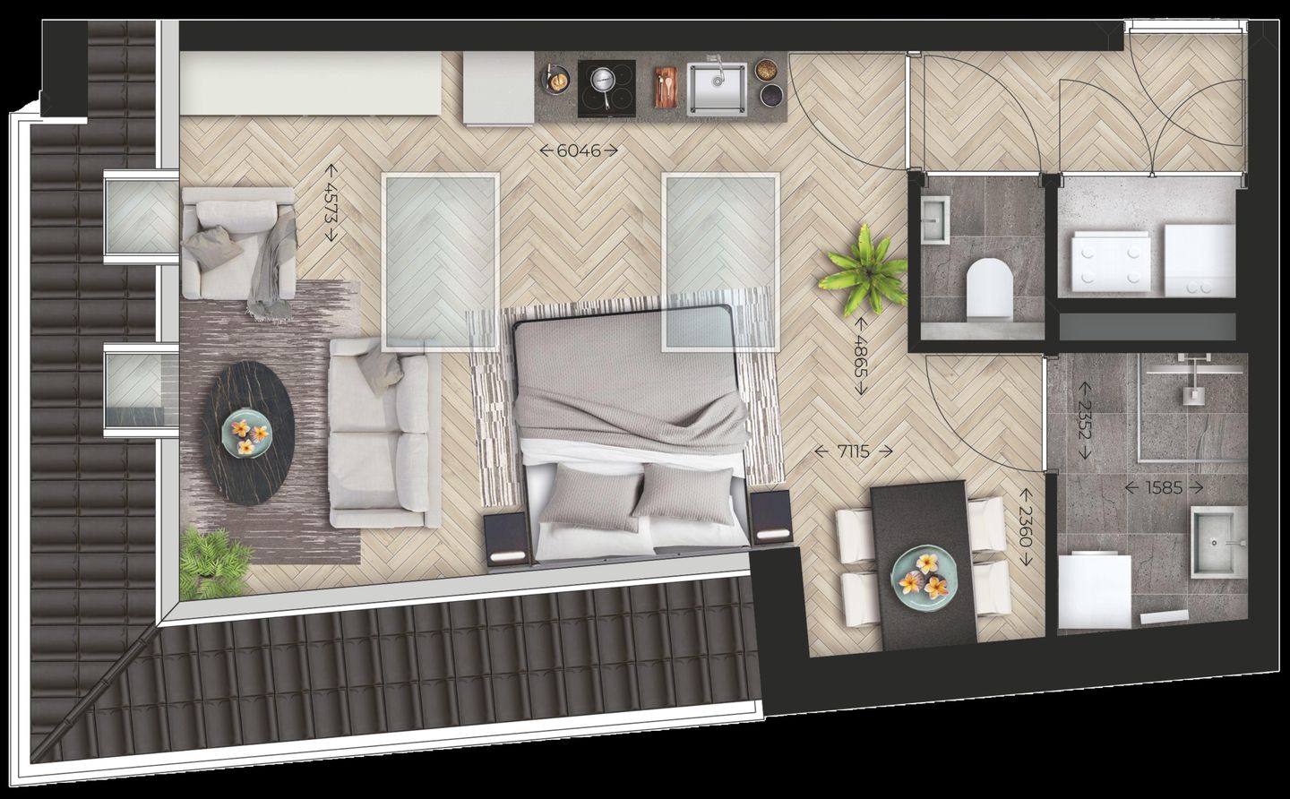 Foto 4 van Appartement (Bouwnr. 12)