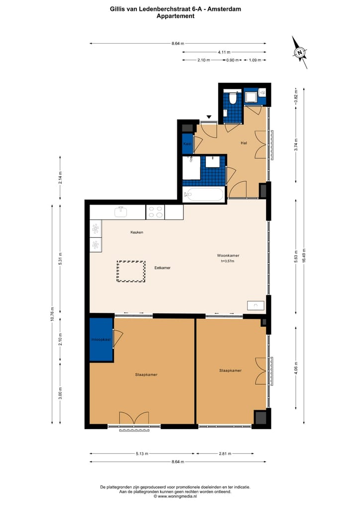 Foto 29 van Gillis van Ledenberchstraat 6-A