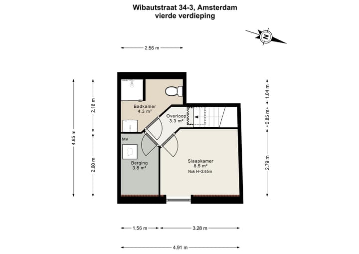 Foto 28 van Wibautstraat 34-3