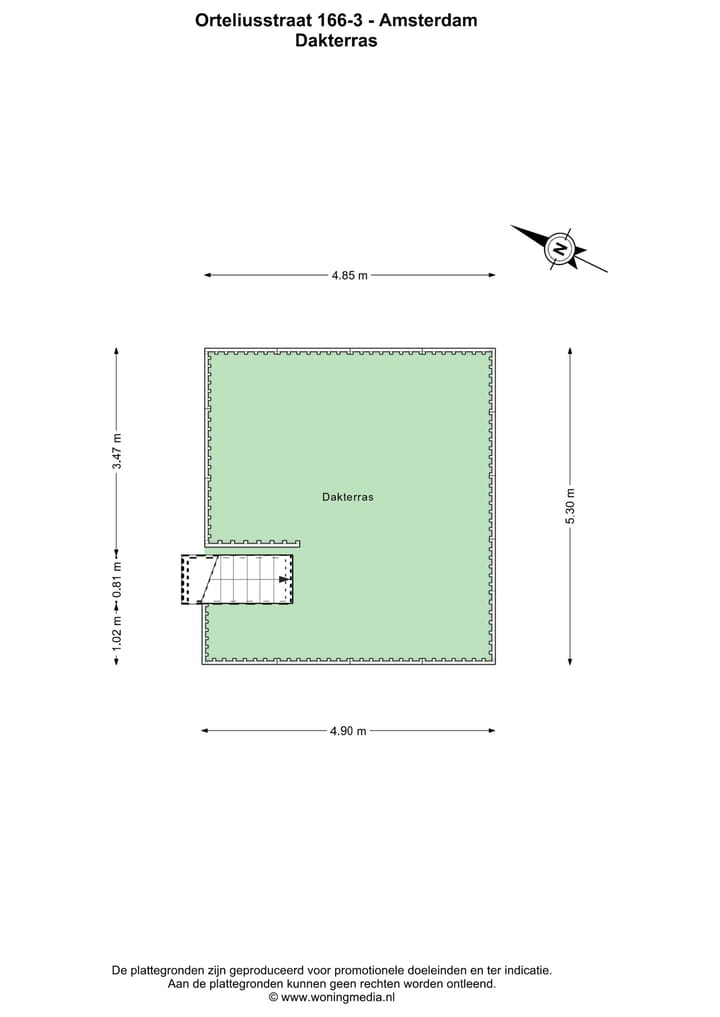 Foto 34 van Orteliusstraat 166-3