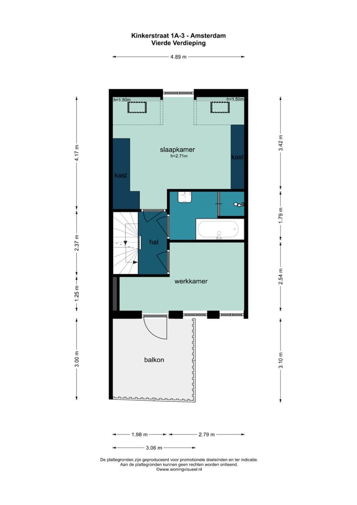 Foto 32 van Kinkerstraat 1-A3