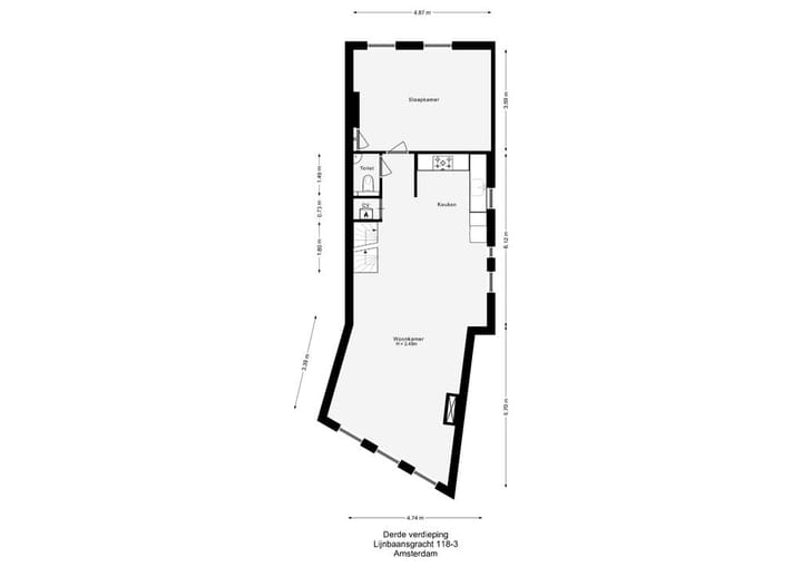 Foto 23 van Lijnbaansgracht 118-3V