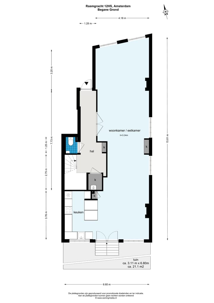 Foto 26 van Raamgracht 12-H