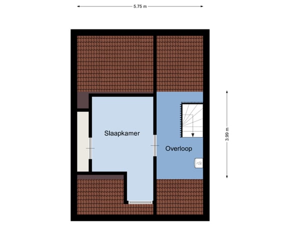 3e verdieping woning