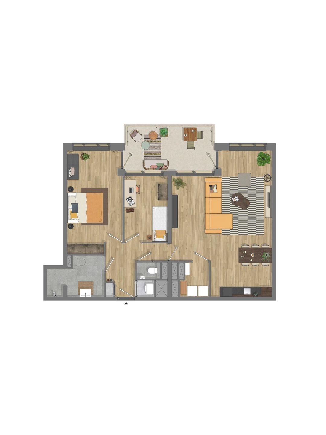 Photo 8 of Driekamer appartement (Bouwnr. 159)