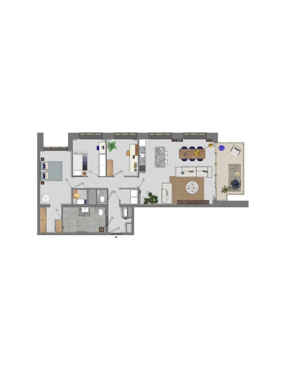 Photo 13 of Driekamerappartement (Bouwnr. 158)