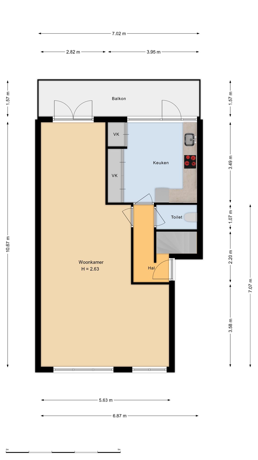 Foto 31 van Binnen Kalkhaven 55