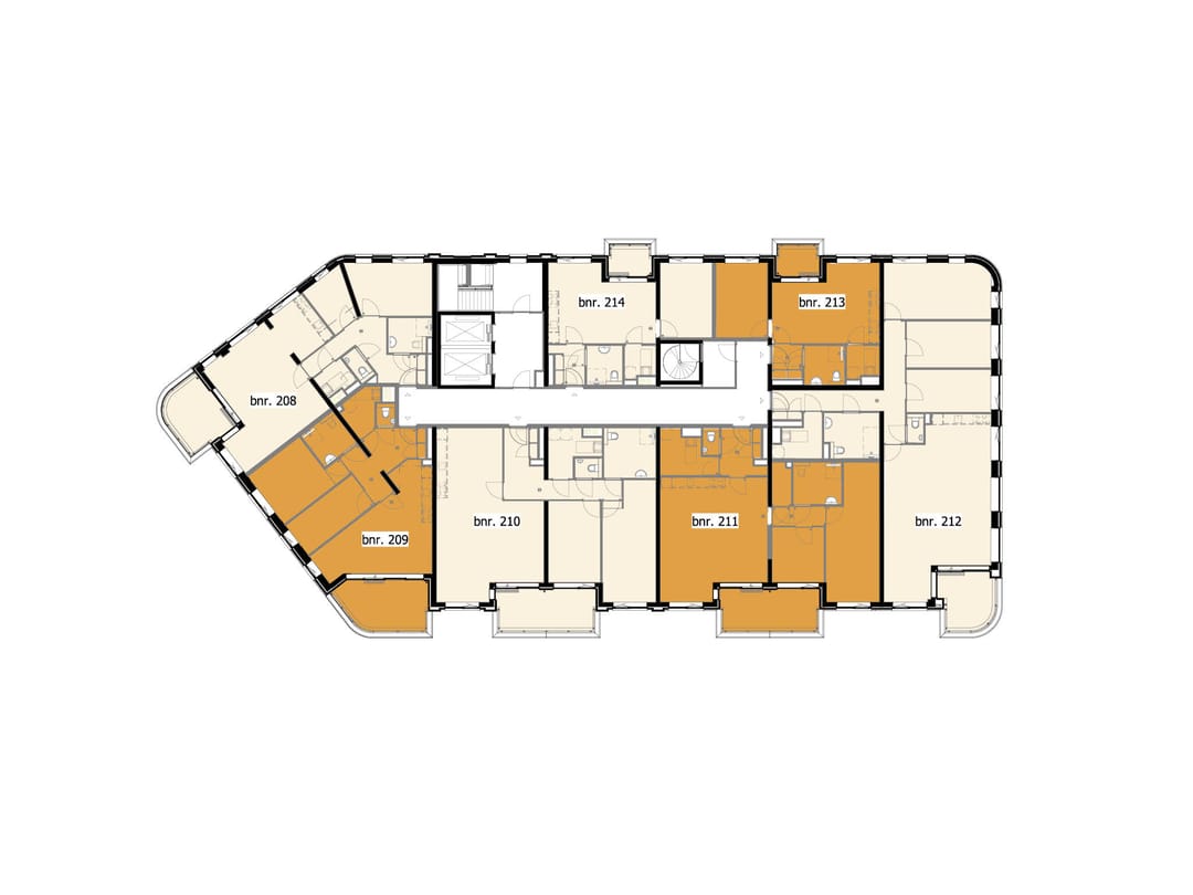 Photo 7 of Vierkamer appartement (Bouwnr. 212)