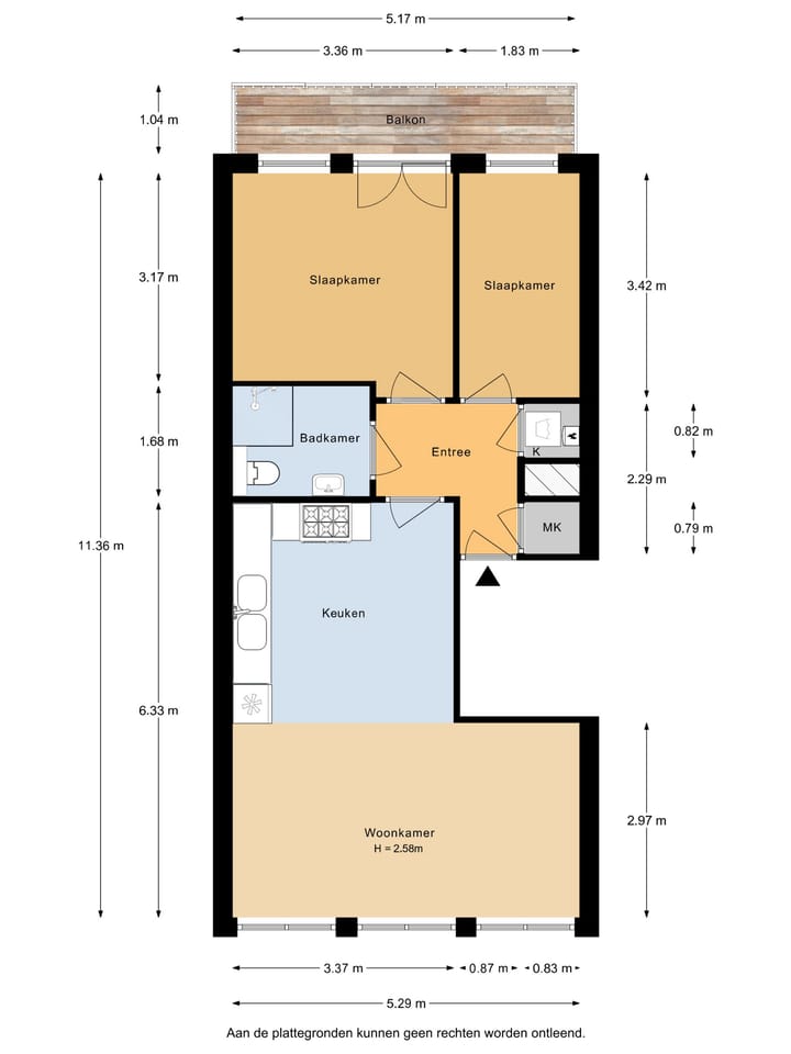 Foto 19 van Swammerdamstraat 66-2