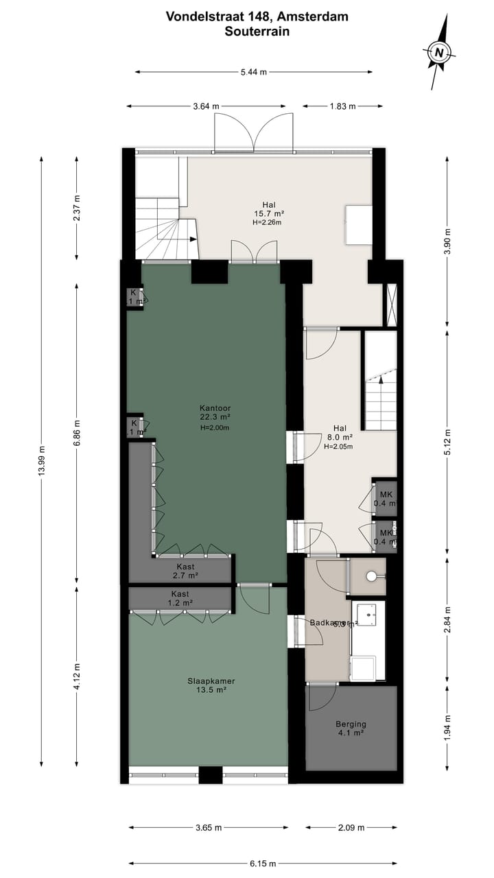 Foto 60 van Vondelstraat 148