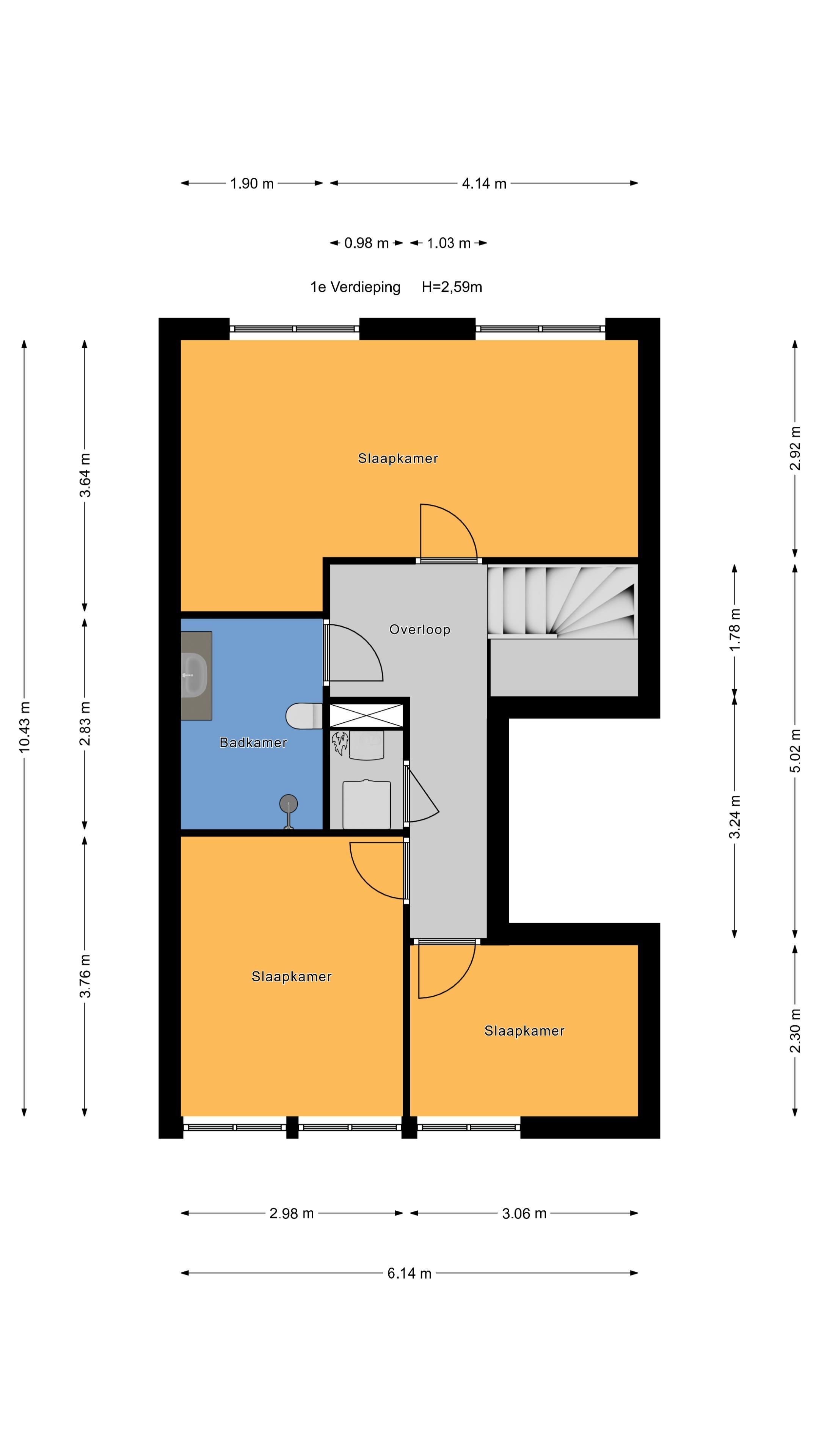 Foto 45 van Hoogeveenlaan 4-D