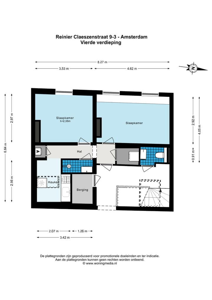 Foto 40 van Reinier Claeszenstraat 9-3