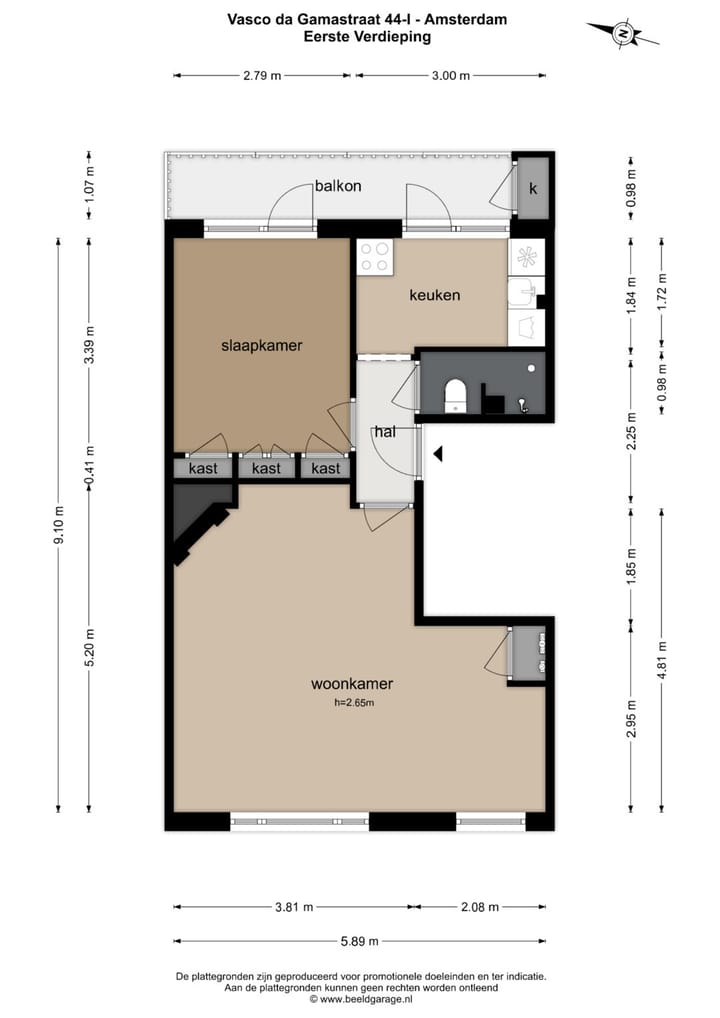 Foto 27 van Vasco da Gamastraat 44-1