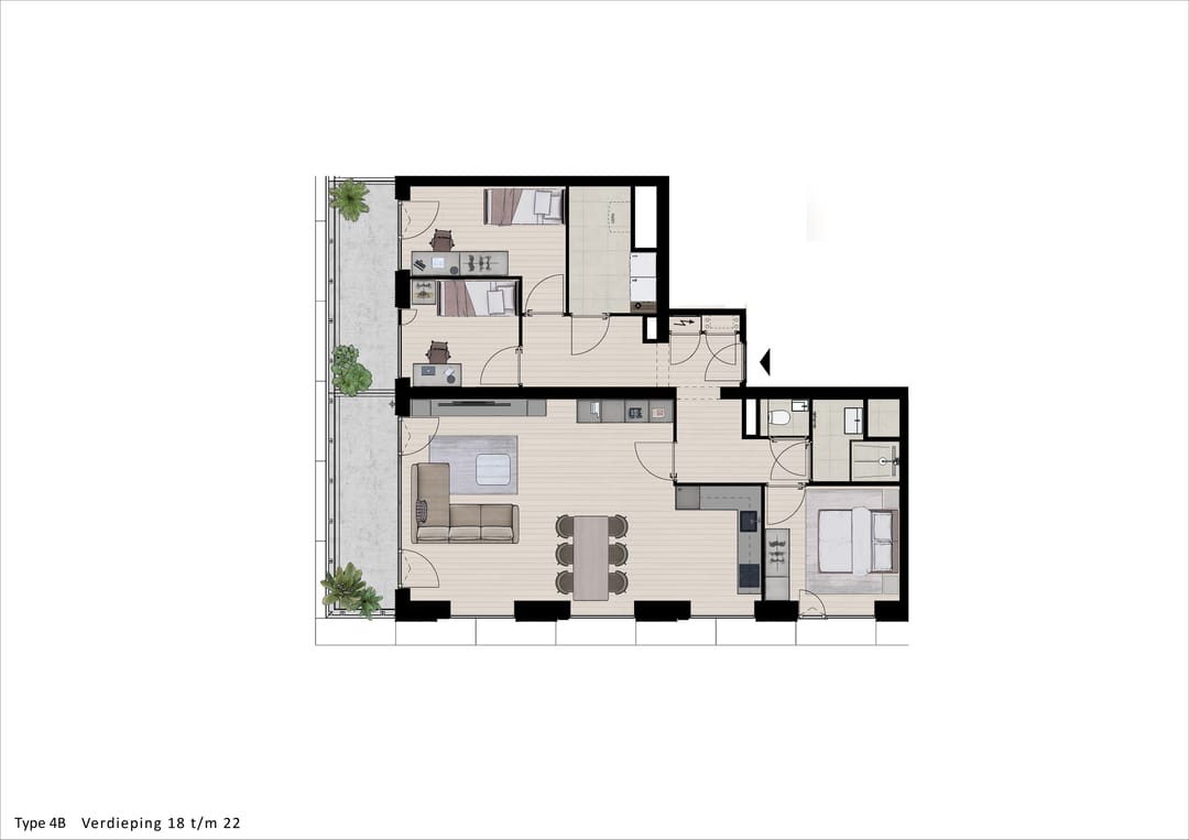 Foto 2 van SPOT Amsterdam | Scarlet (Bouwnr. D.18.03)