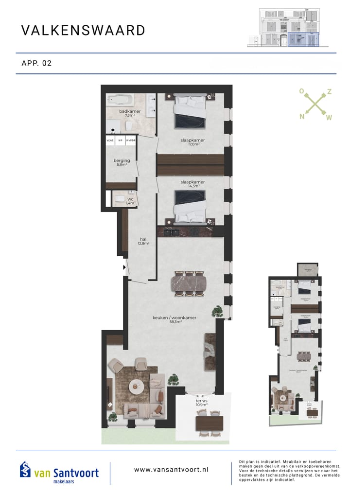Foto 3 van Appartement 2 | Hofstraat Valkenswaard (Bouwnr. 2)