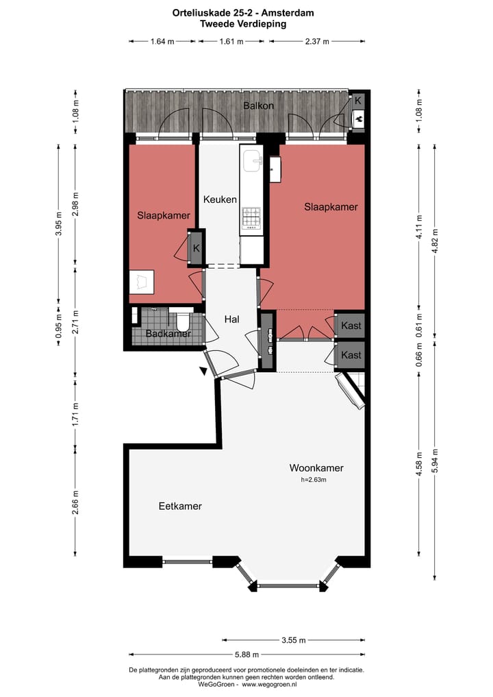 Foto 50 van Orteliuskade 25-2
