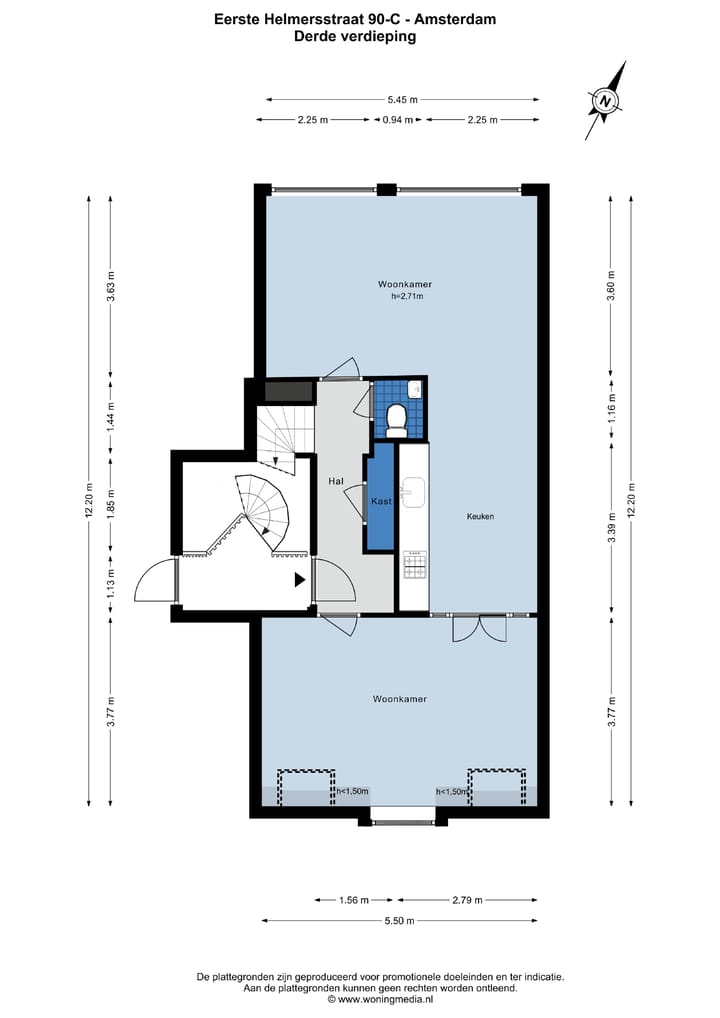 Foto 46 van Eerste Helmersstraat 90-C