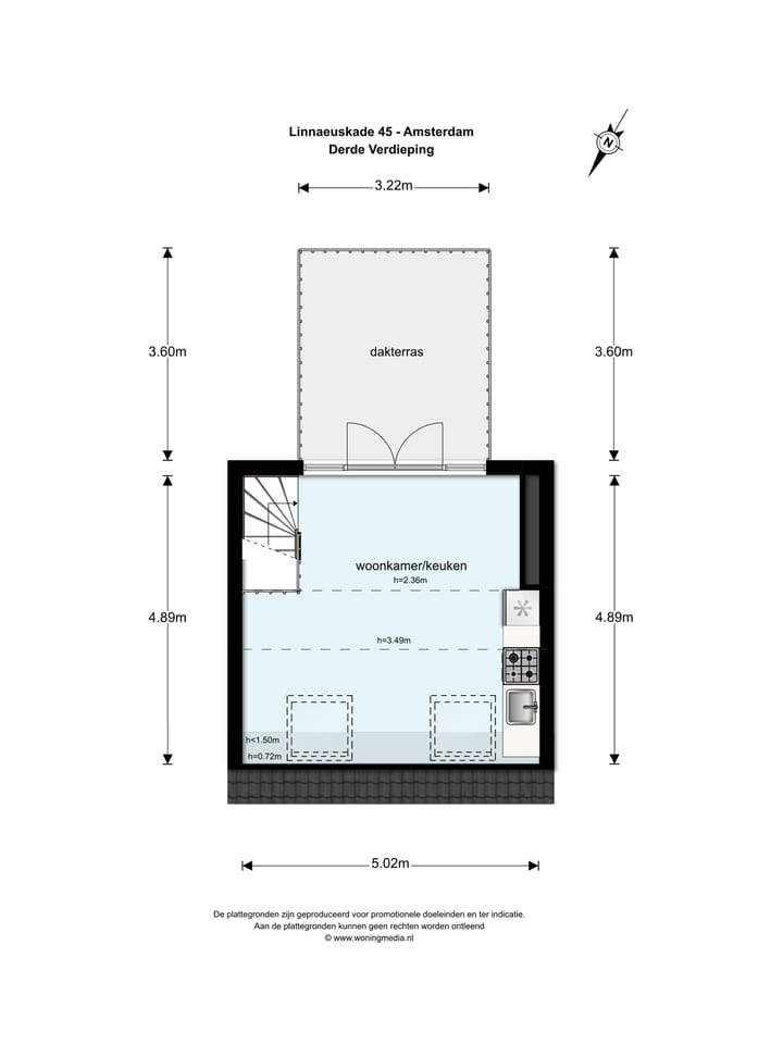 Foto 19 van Linnaeuskade 45-B