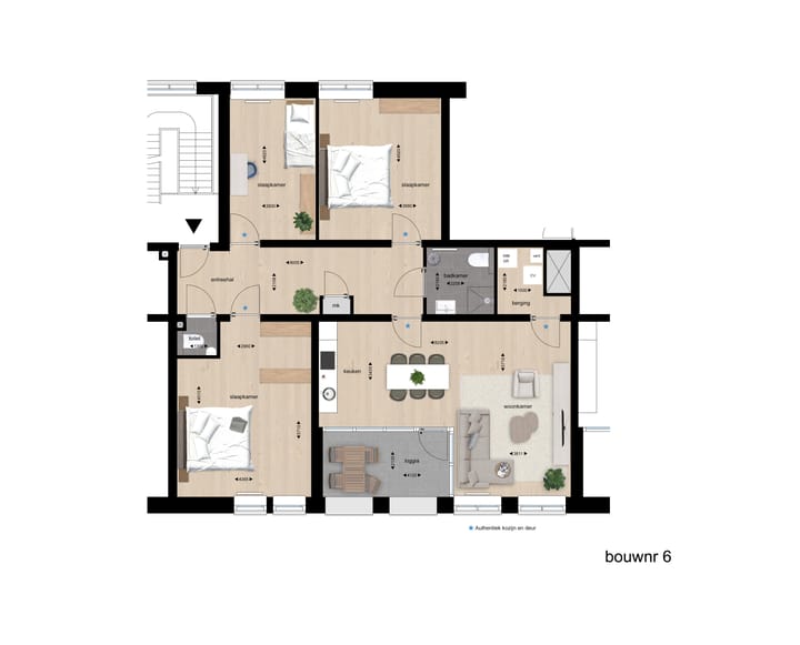 Foto 3 van Pensionaat appartement (Bouwnr. 6)