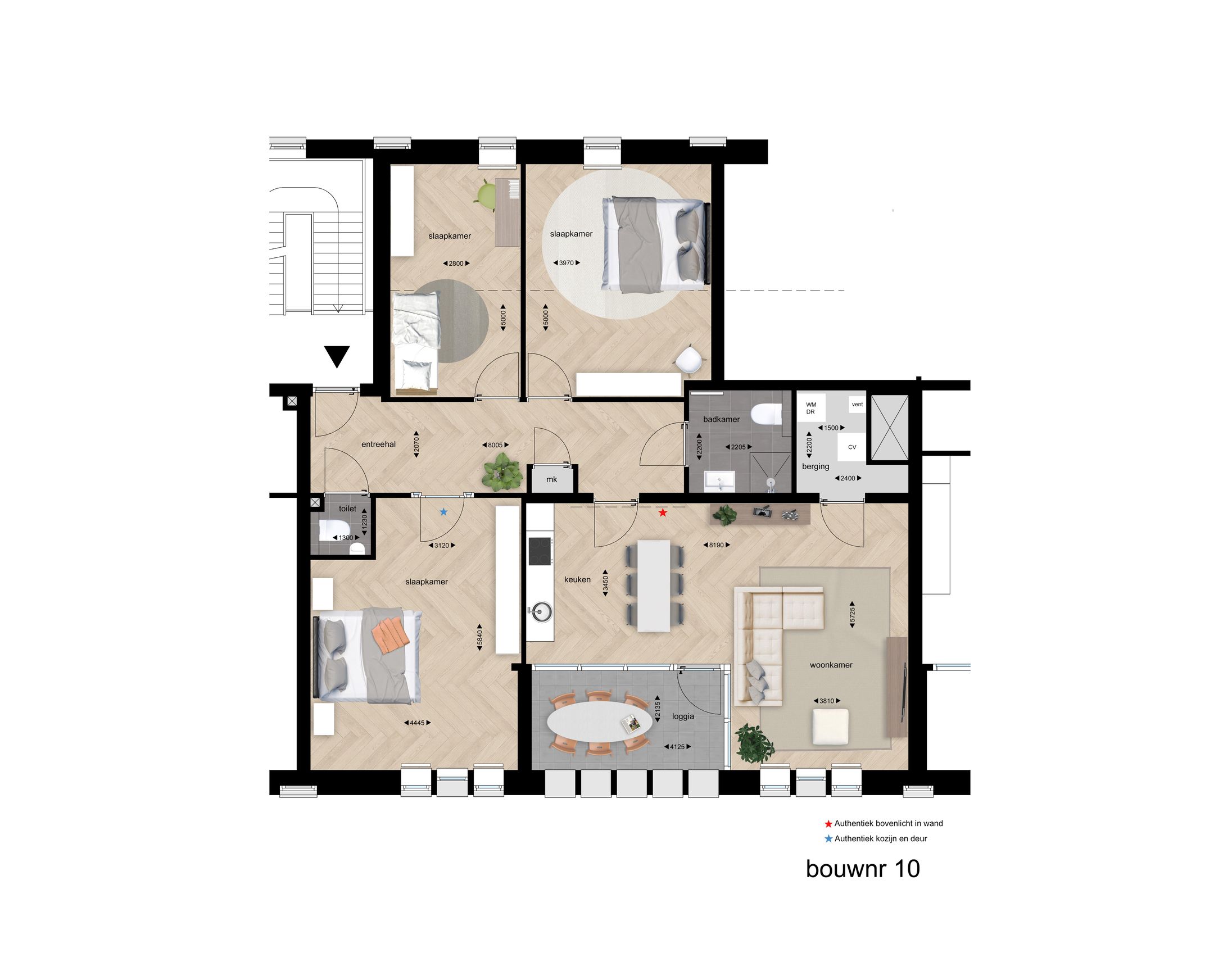 Photo 3 of Pensionaat appartement (Bouwnr. 10)