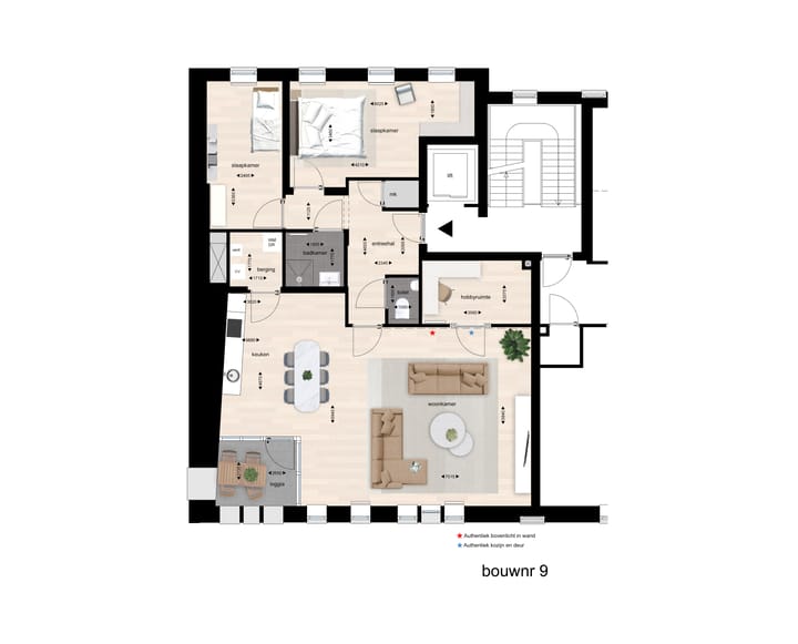 Foto 3 van Pensionaat appartement (Bouwnr. 9)