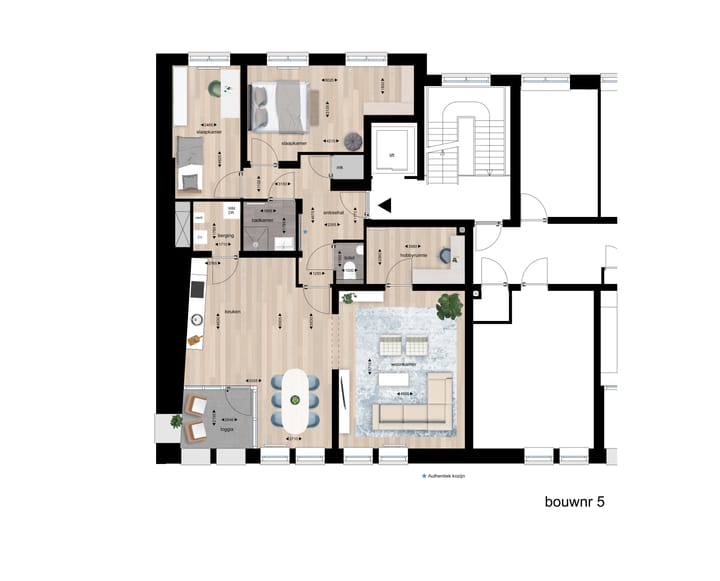 Foto 2 van Pensionaat appartement (Bouwnr. 5)