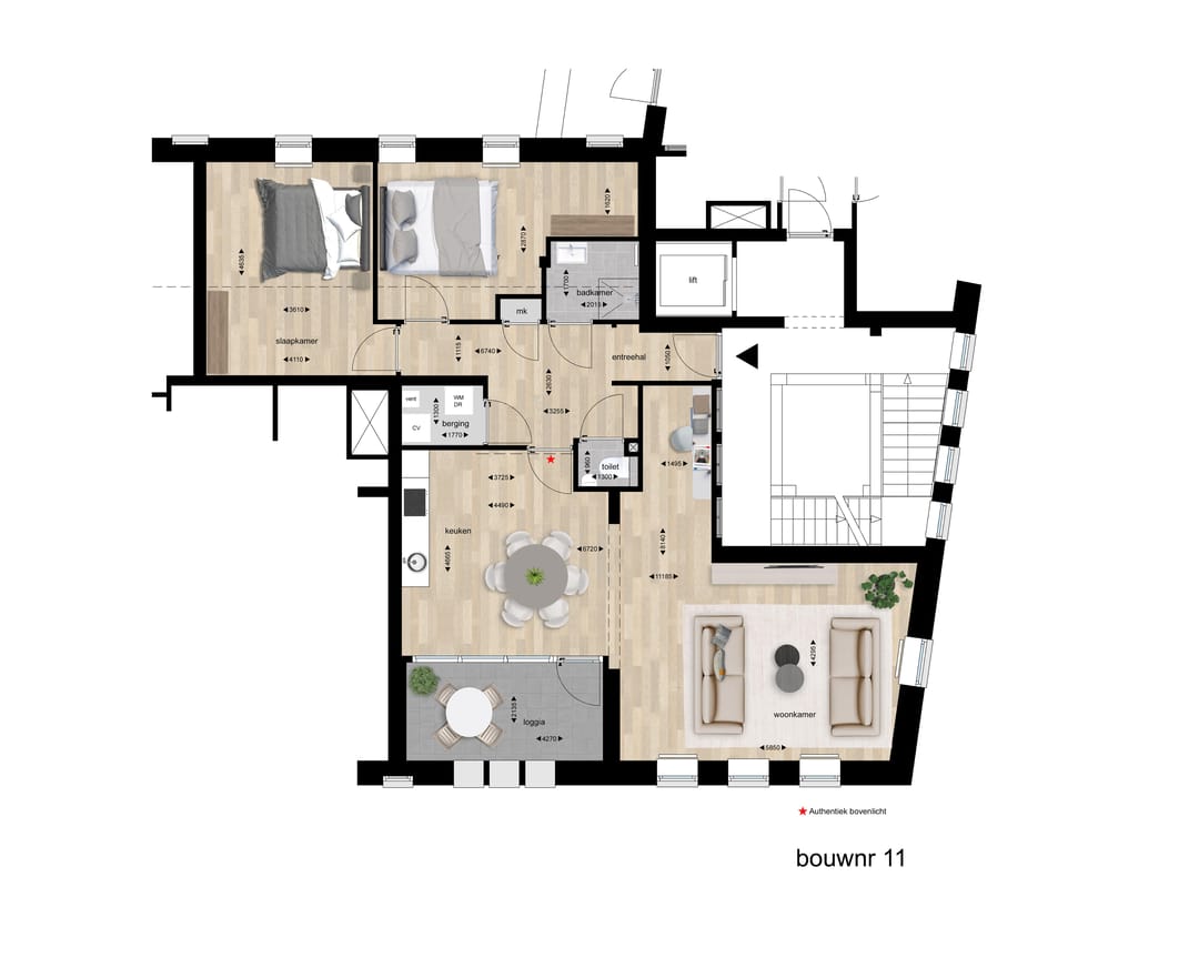 Photo 2 of Pensionaat appartement (Bouwnr. 11)