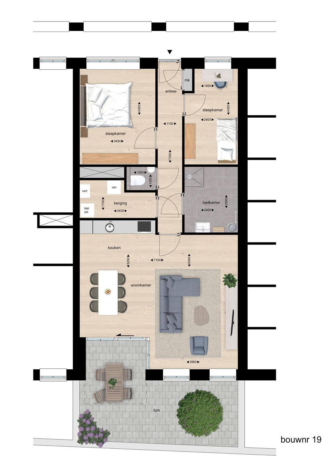 Foto 2 van Nieuwbouw appartement (Bouwnr. 19)