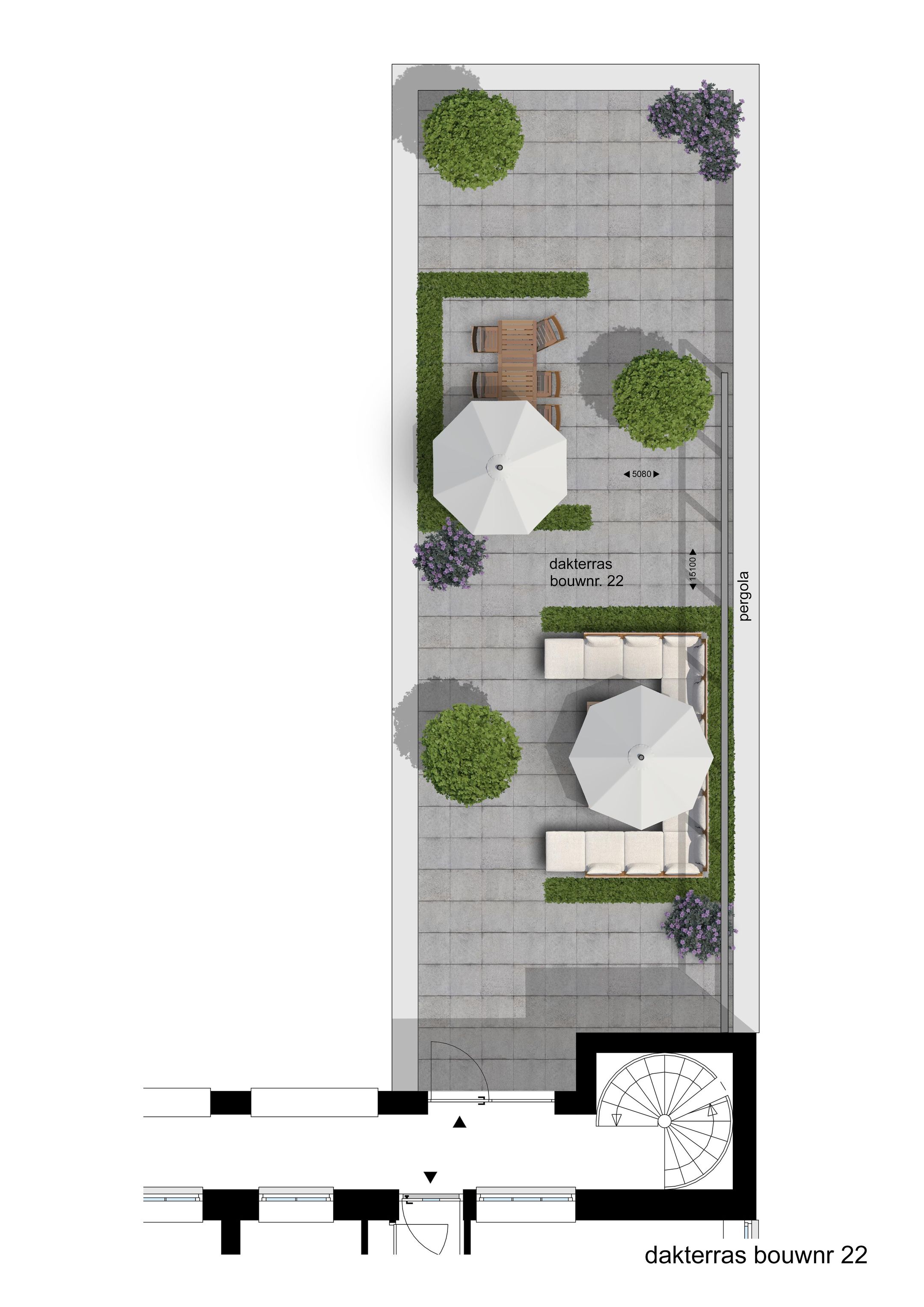 Foto 3 van Nieuwbouw appartement (Bouwnr. 22)