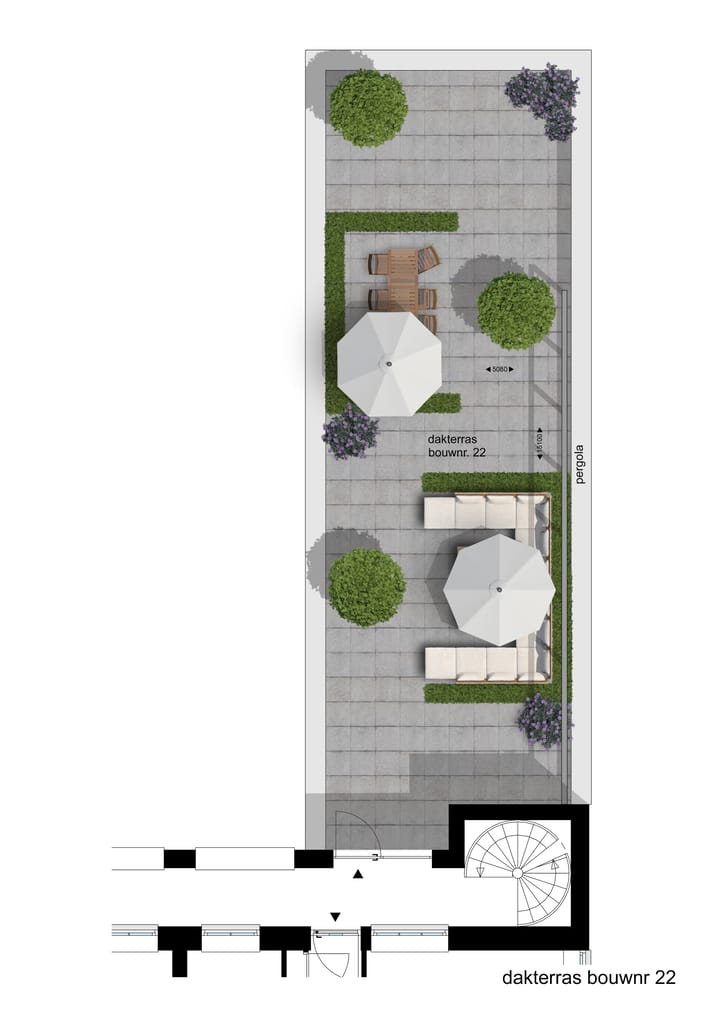 Foto 3 van Nieuwbouw appartement (Bouwnr. 22)