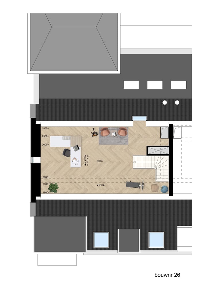 Foto 5 van Nieuwbouw appartement (Bouwnr. 26)