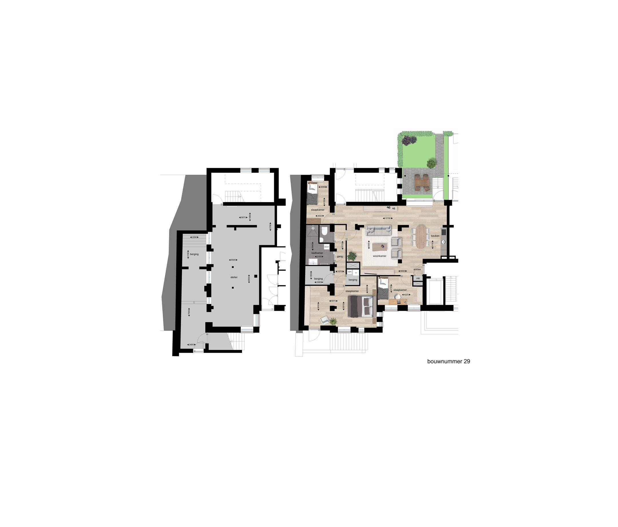 Muziekschool appartement + atelier (Bouwnr. 29), Oudenbosch, 4731HN, Noord-Brabant, Nederland  