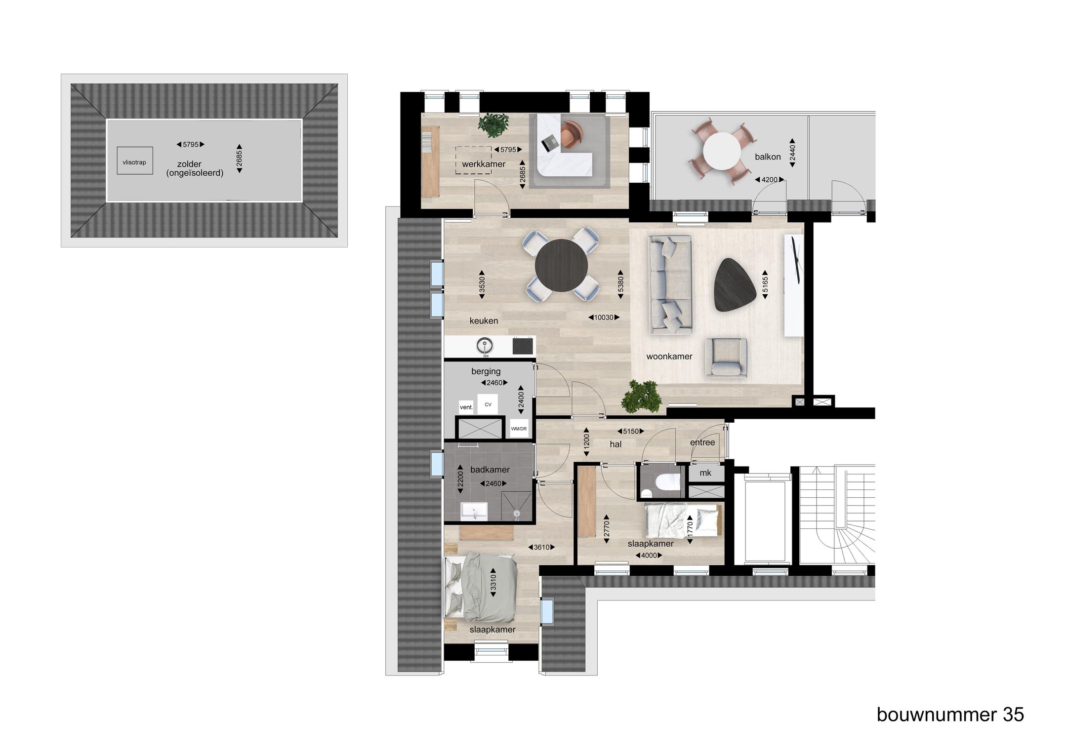 Muziekschool appartement (Bouwnr. 35), Oudenbosch, 4731HN, Noord-Brabant, Nederland