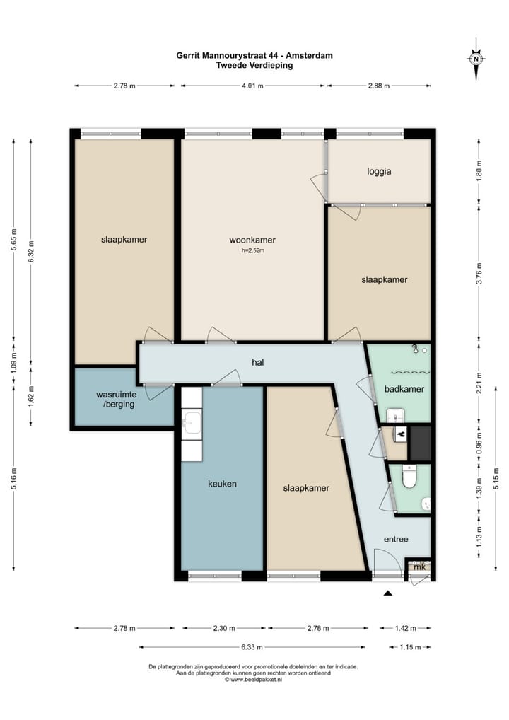 Foto 33 van Gerrit Mannourystraat 44