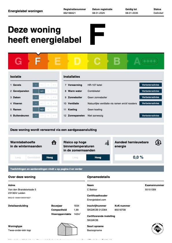 Foto 108 van Van den Brandelerkade 5
