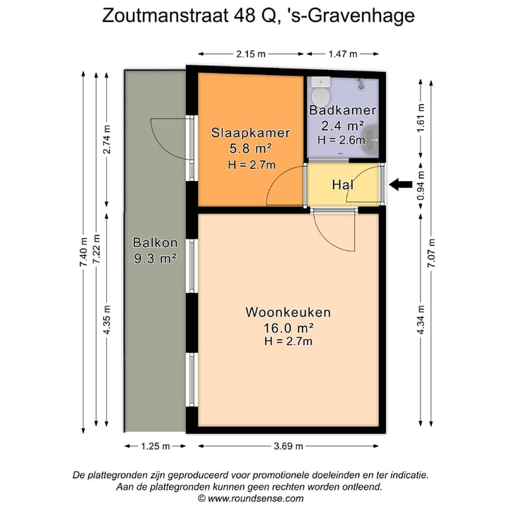 Photo 17 of Zoutmanstraat 48-Q