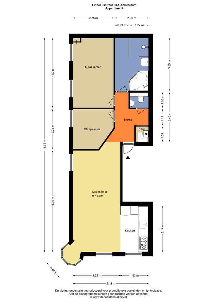 Foto 30 van Linnaeusstraat 63-1
