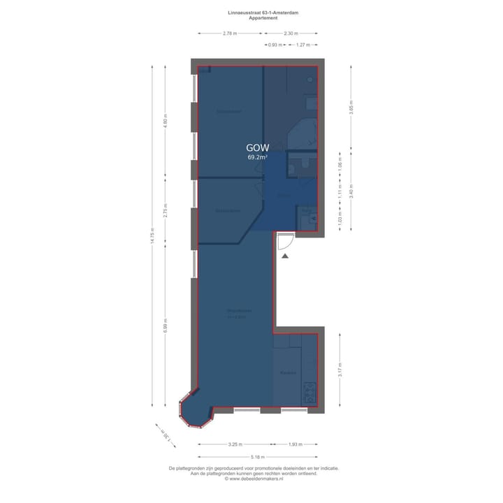 Foto 32 van Linnaeusstraat 63-1