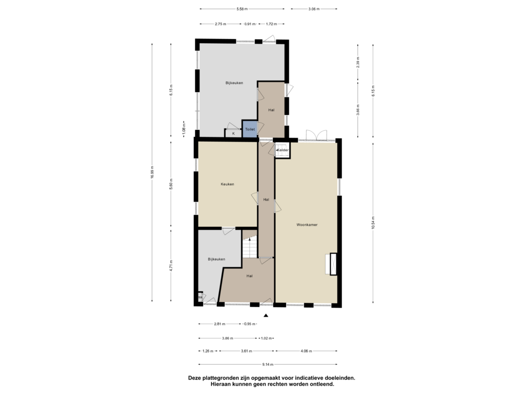 Bekijk plattegrond van Begane Grond van Schinkelweg 75