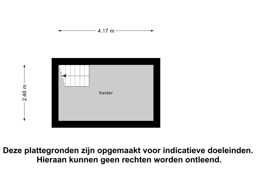 Bekijk plattegrond van Kelder van Schinkelweg 75