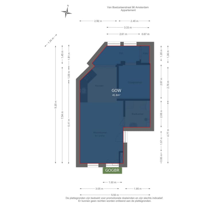 Foto 32 van Van Boetzelaerstraat 96-2