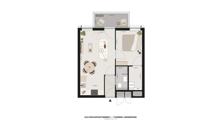 Photo 2 of Waterappartement (Bouwnr. 434)