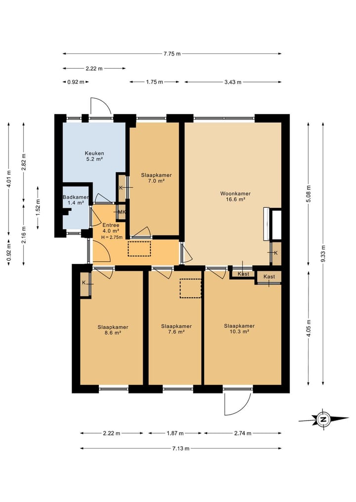 Foto 16 van Johan de Meesterstraat 5-B