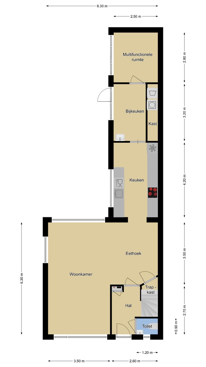 Foto 12 van Burgemeester Lewe van Aduardstraat 45