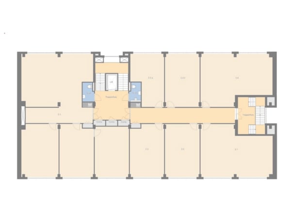 Plattegrond Bezuidenhoutseweg